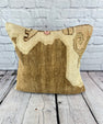 20 x 20 Rug Pillow Enchanted Oasis Turkish Pillow Cushion Cover #6720