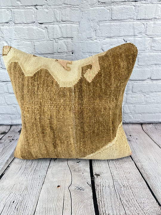 20 x 20 Rug Pillow Seraphic Bliss Turkish Pillow Cushion Cover #6703