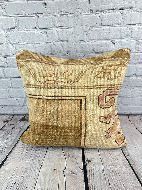 20 x 20 Rug Pillow Opal Twilight Turkish Pillow Cushion Cover #6702