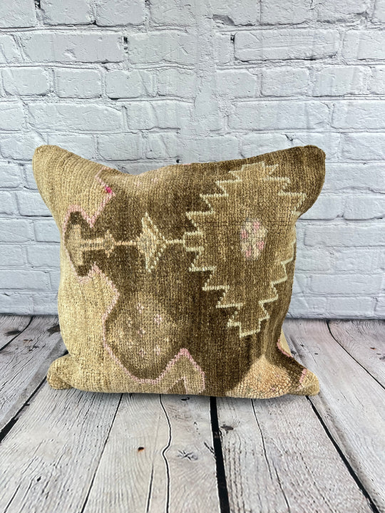 20 x 20 Rug Pillow Tranquil Lagoon Turkish Pillow Cushion Cover #7625