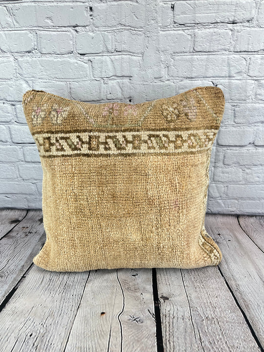 20 x 20 Rug Pillow Sapphire Tranquil Turkish Pillow Cushion Cover #7628