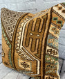 20 x 20 Rug Pillow Azure Melody Turkish Pillow Cushion Cover #7627