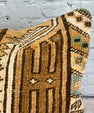 20 x 20 Rug Pillow Azure Melody Turkish Pillow Cushion Cover #7627