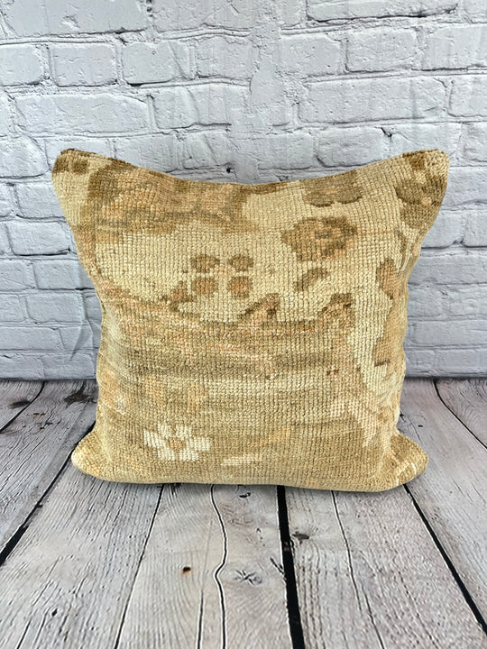 20 x 20 Rug Pillow Bosporus Azure Turkish Pillow Cushion Cover #7623