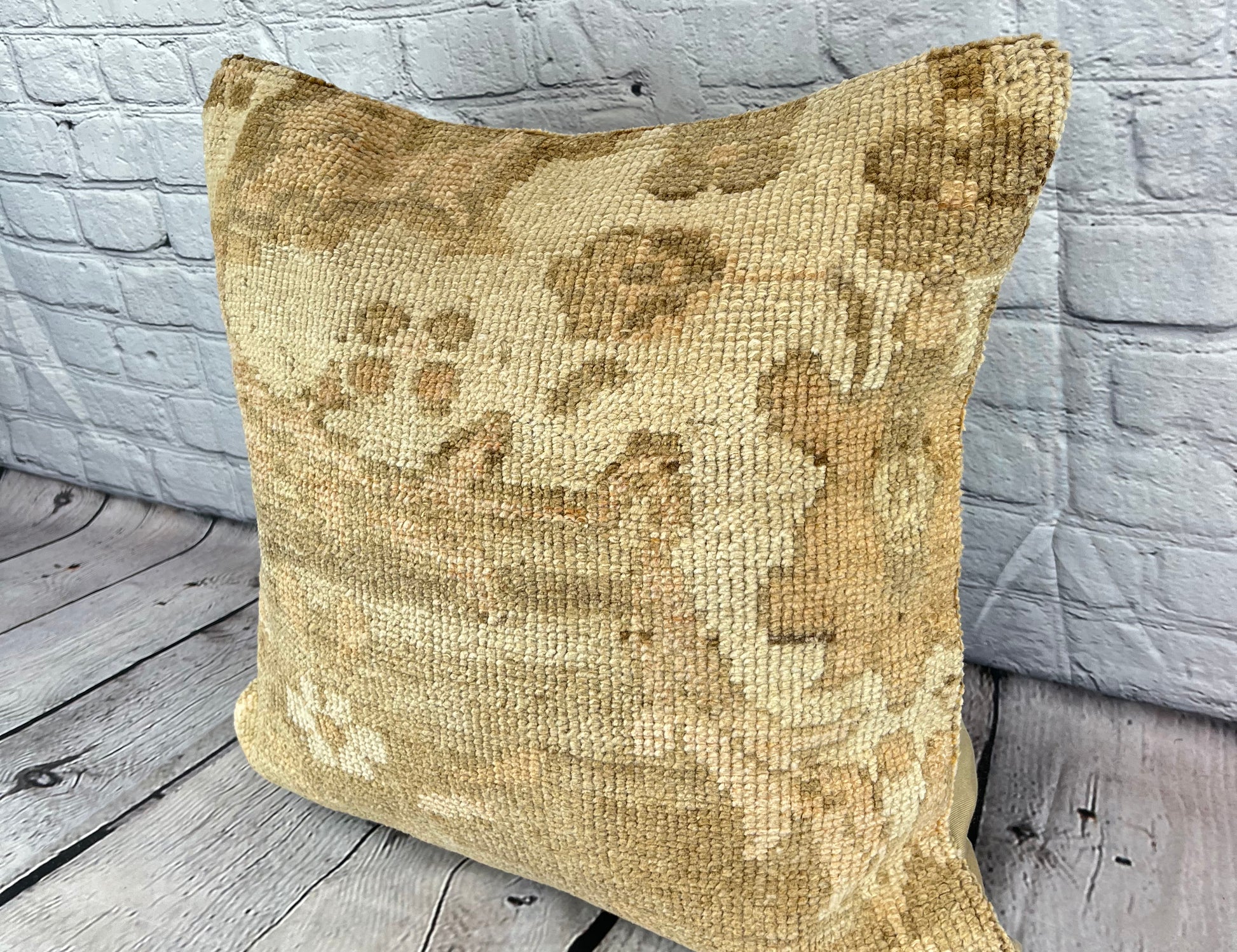 20 x 20 Rug Pillow Bosporus Azure Turkish Pillow Cushion Cover #7623