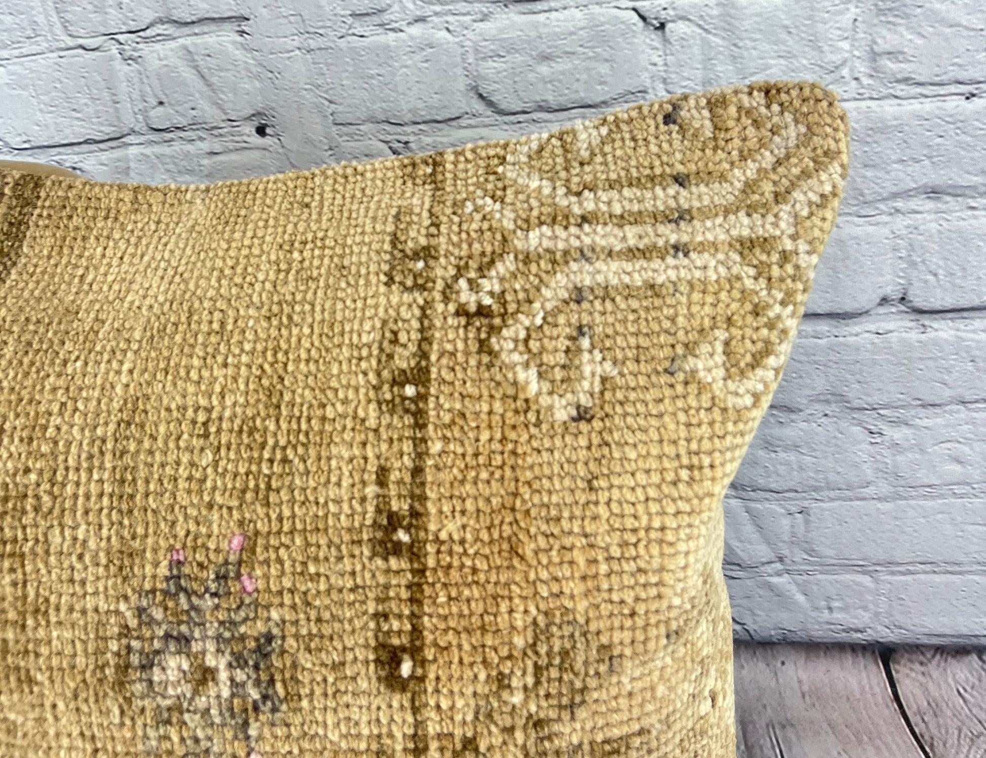 20 x 20 Rug Pillow Radiant Oasis Turkish Pillow Cushion Cover #7617