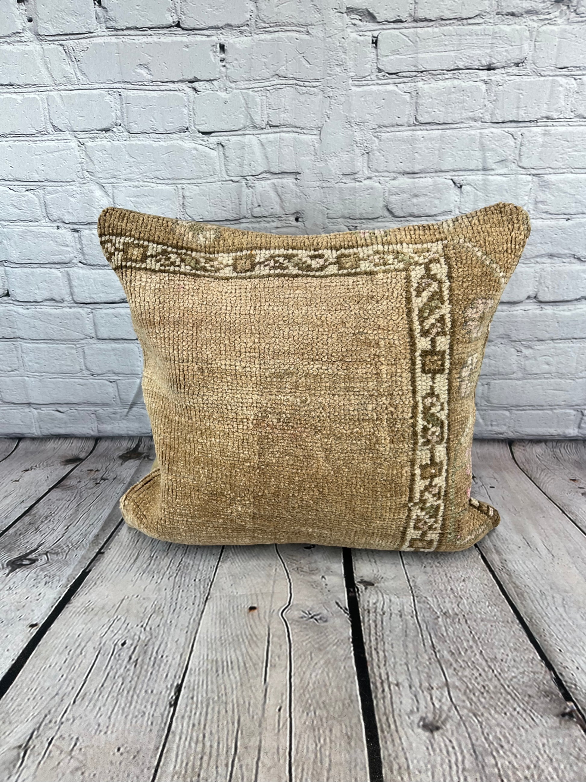 20 x 20 Rug Pillow Moonlit Sanctuary Turkish Pillow Cushion Cover #7624