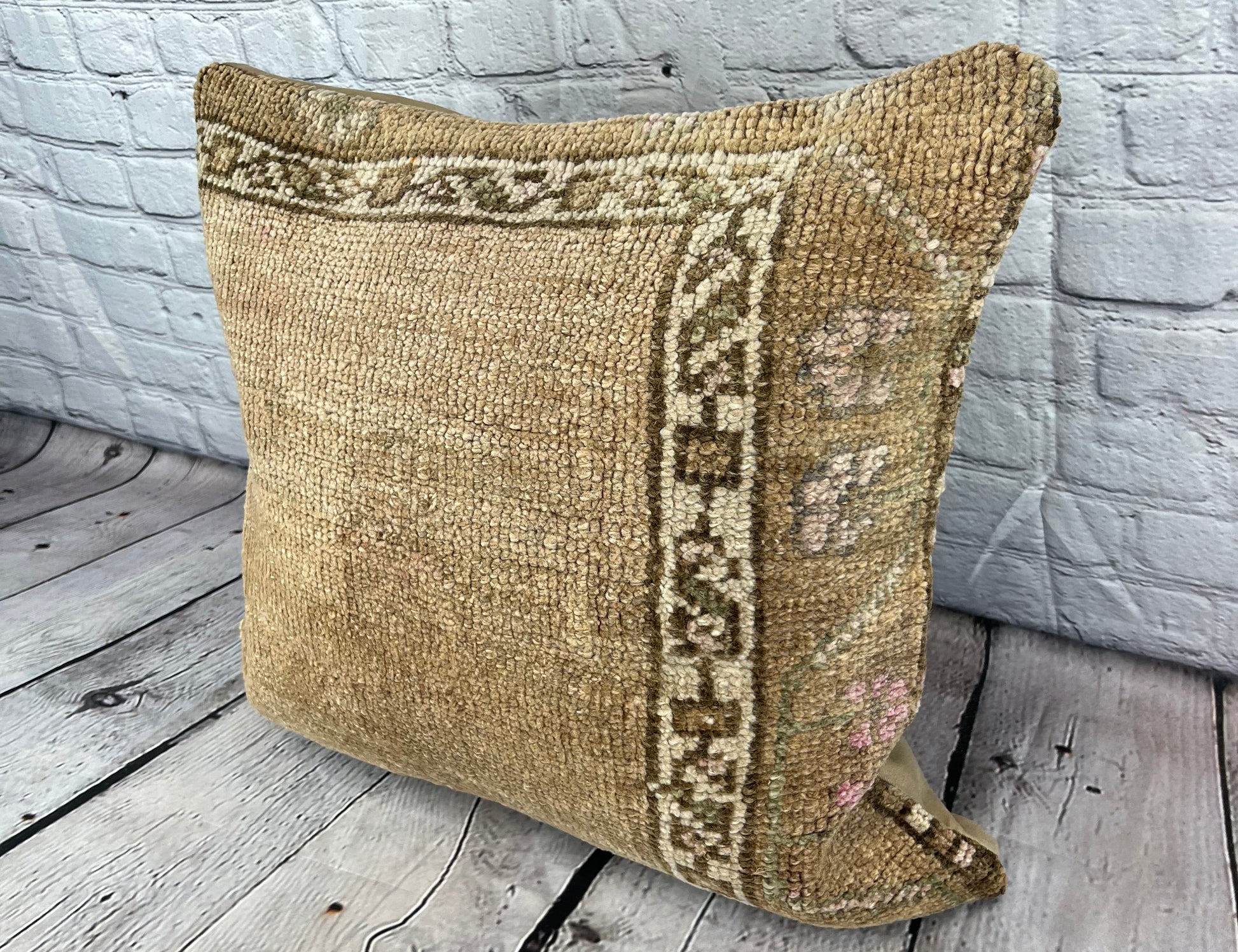 20 x 20 Rug Pillow Moonlit Sanctuary Turkish Pillow Cushion Cover #7624
