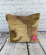 20 x 20 Rug Pillow Ethereal Reverie Turkish Pillow Cushion Cover #7655