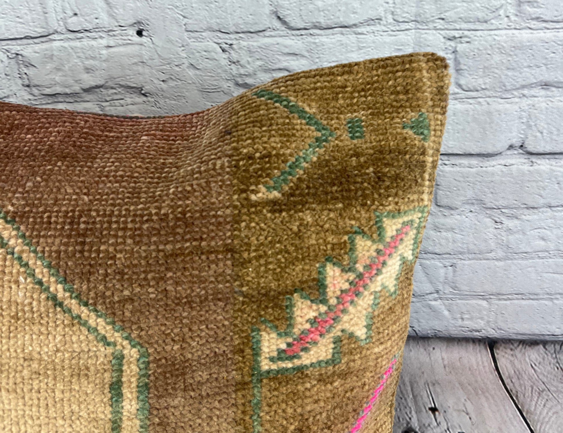 20 x 20 Rug Pillow Ethereal Reverie Turkish Pillow Cushion Cover #7655