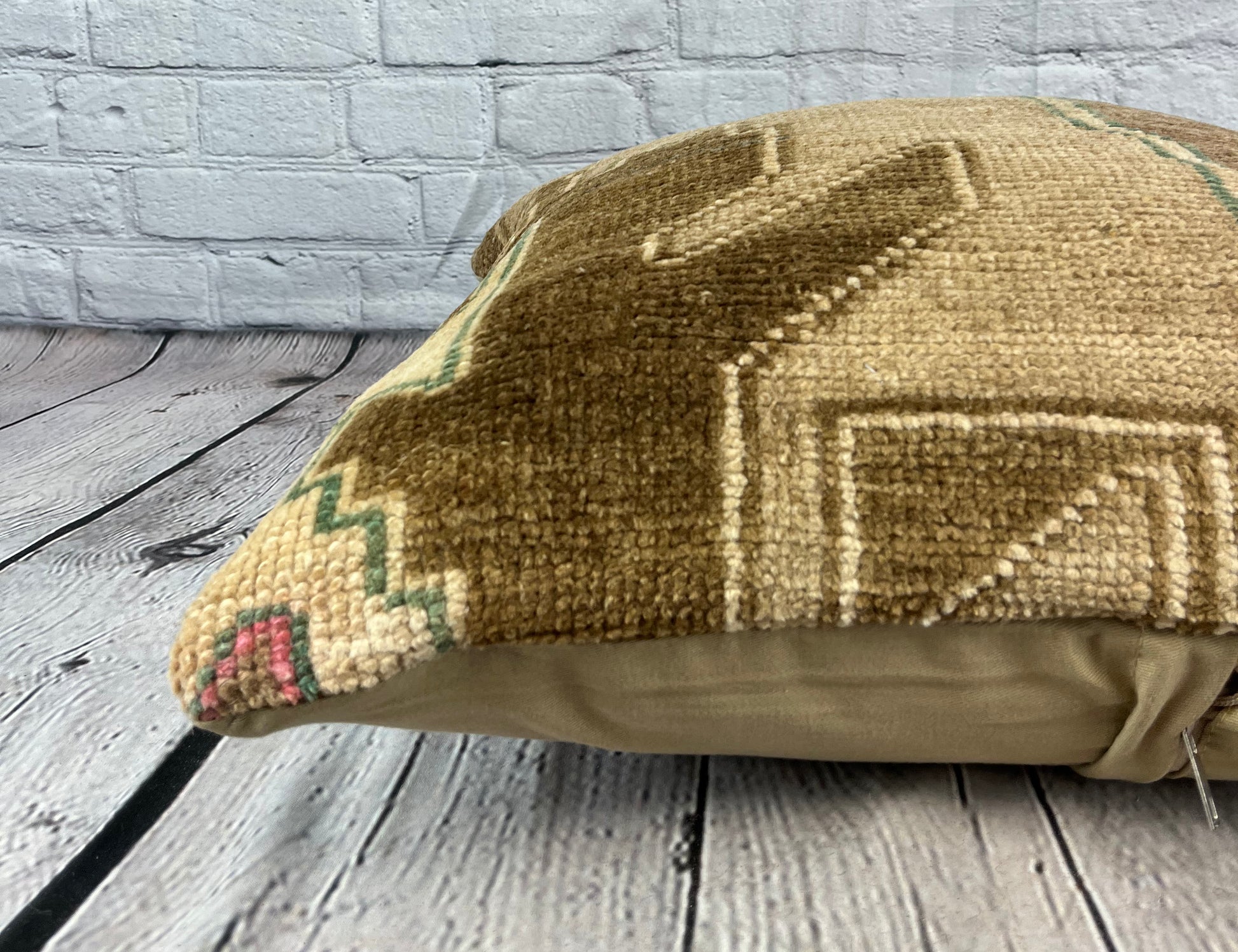 20 x 20 Rug Pillow Ethereal Reverie Turkish Pillow Cushion Cover #7655