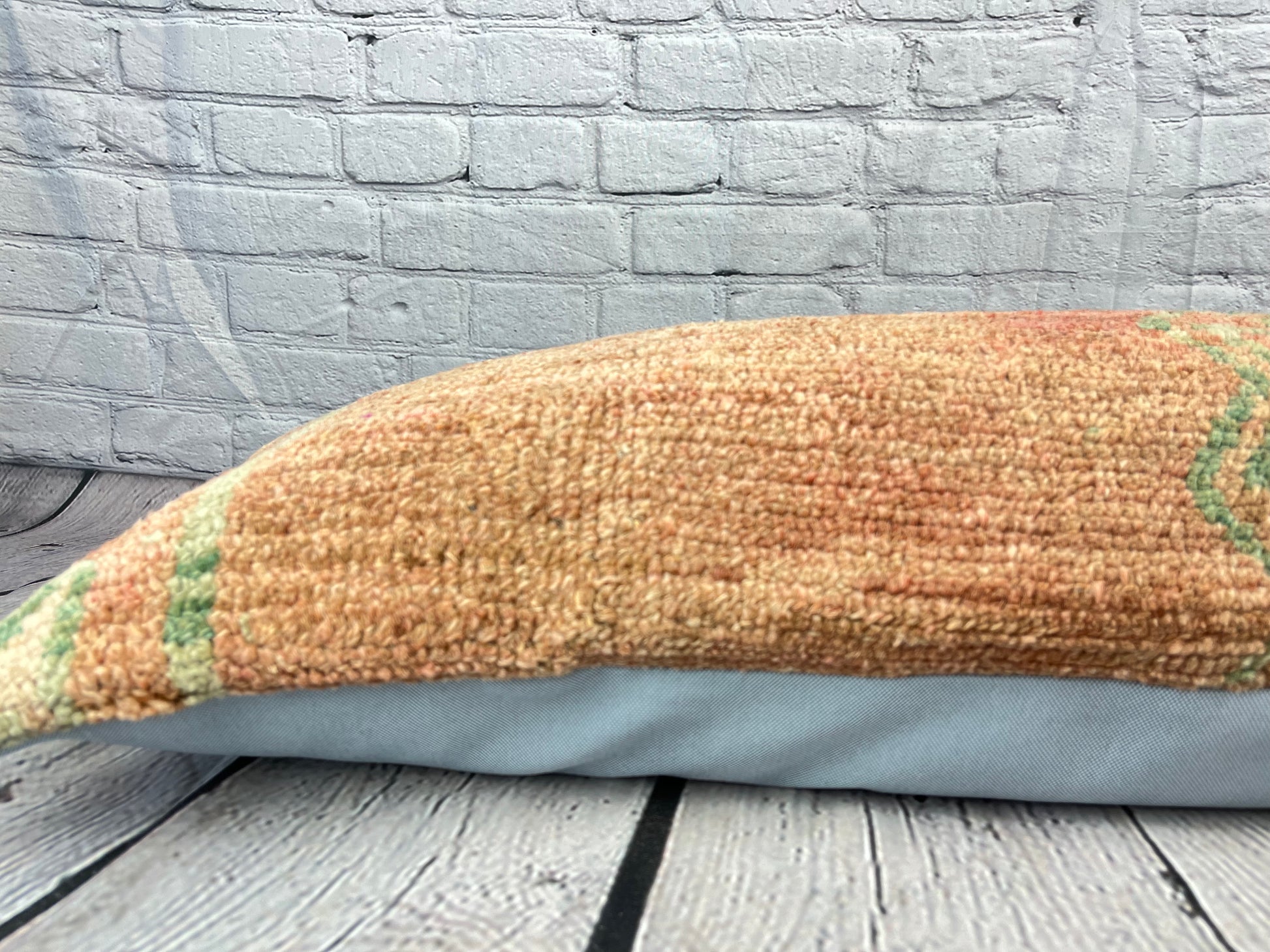 14 x 35 Lumbar Rug Pillow Turkish Radiance Turkish Pillow Cushion Cover #7567