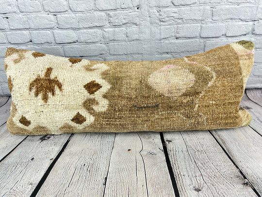 14 x 35 Lumbar Rug Pillow Luxe Haven Turkish Pillow Cushion Cover #7598