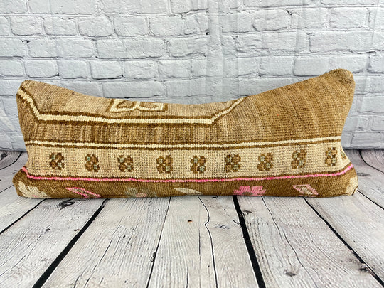 14 x 35 Lumbar Rug Pillow Horizon Haven Turkish Pillow Cushion Cover #7819