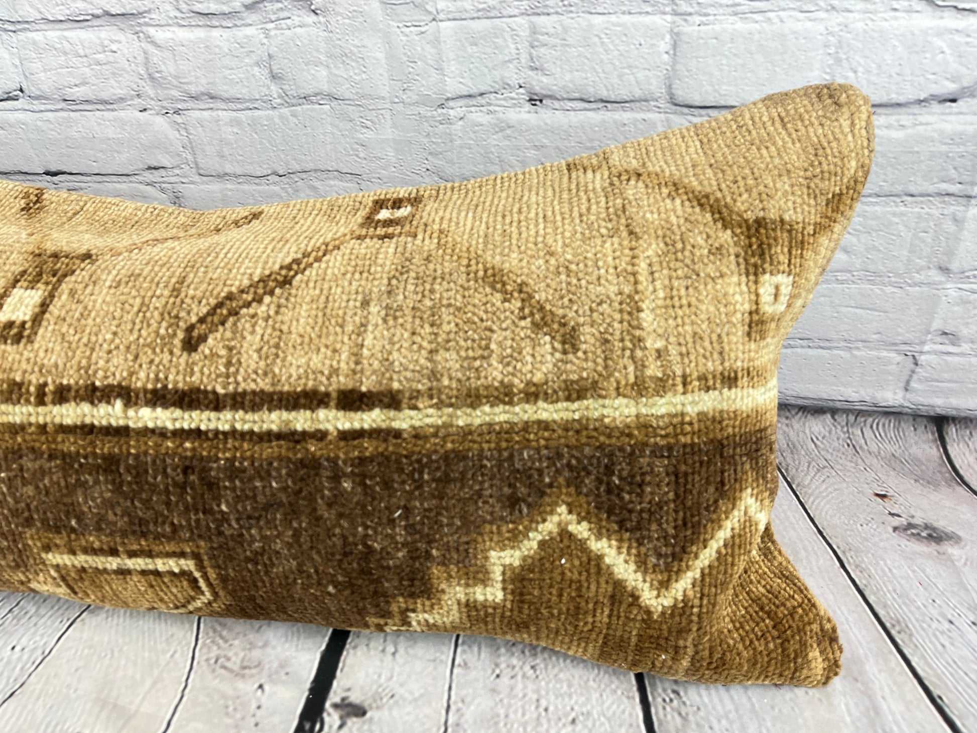 14 x 35 Lumbar Rug Pillow Serenade Oasis Turkish Pillow Cushion Cover #7823
