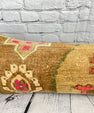 14 x 35 Lumbar Rug Pillow Ottoman Serene Turkish Pillow Cushion Cover #7800