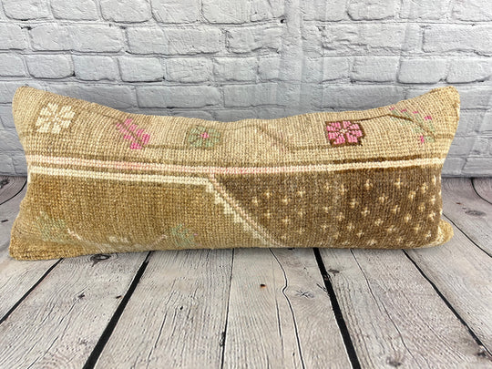 14 x 35 Lumbar Kilim Rug Istanbul Dream Turkish Pillow Cushion Cover #7594