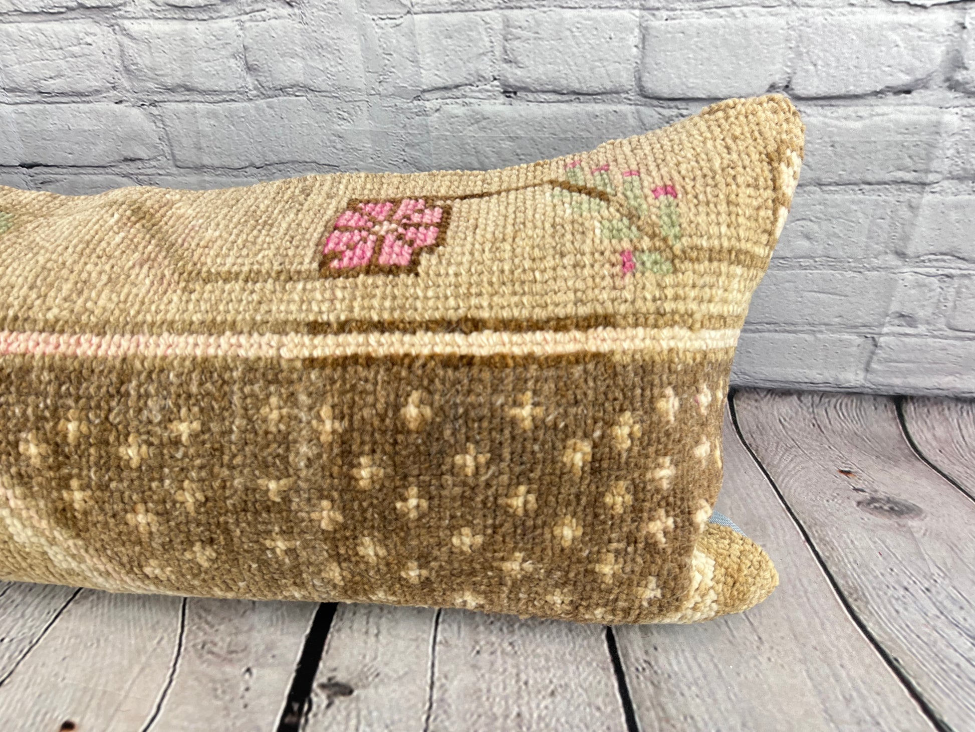 14 x 35 Lumbar Kilim Rug Istanbul Dream Turkish Pillow Cushion Cover #7594