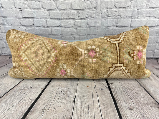 14 x 35 Lumbar Kilim Rug Dream Sanctuary Turkish Pillow Cushion Cover #7602