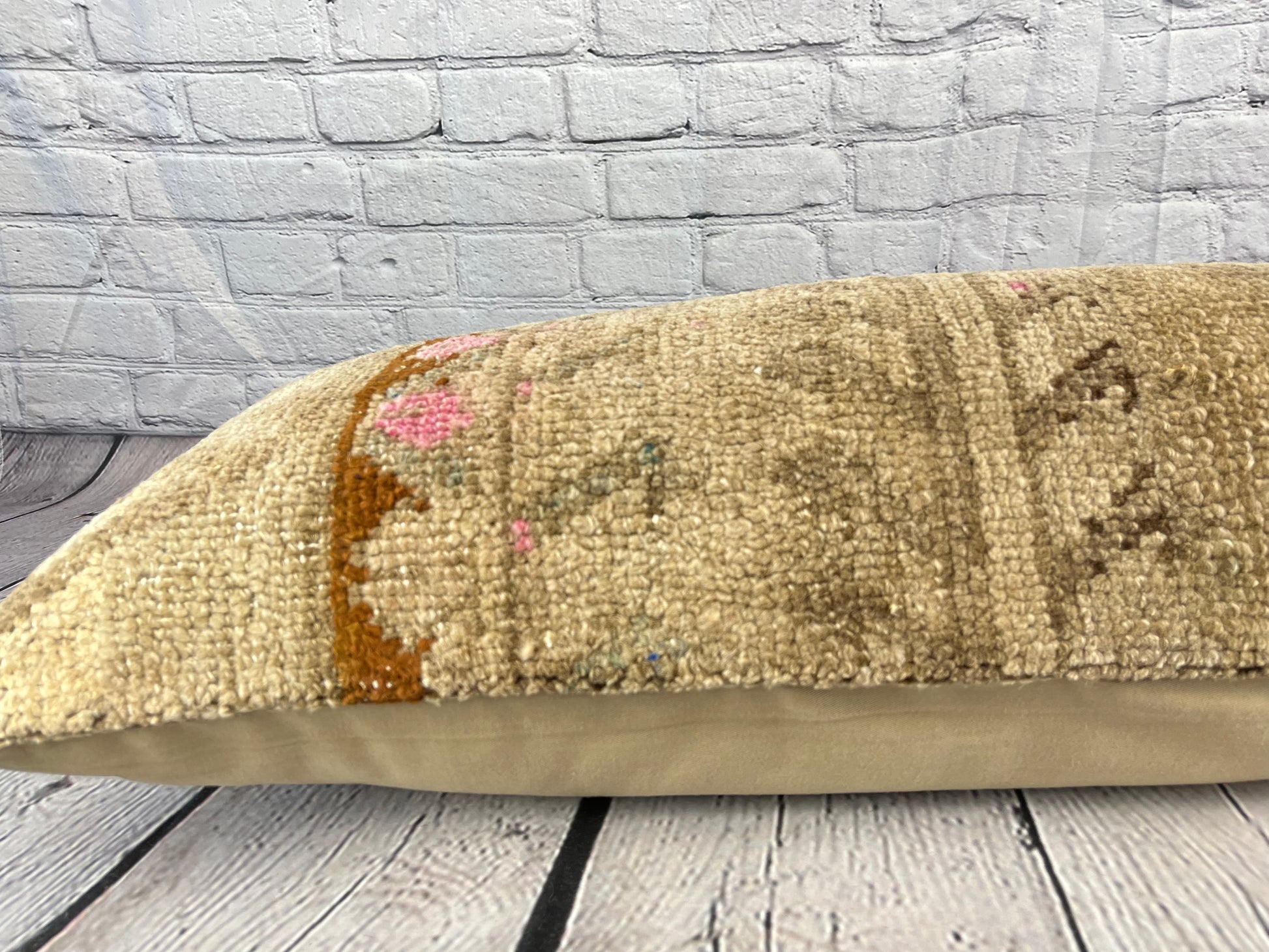 14 x 35 Lumbar Kilim Rug Majesty Oasis Turkish Pillow Cushion Cover #7830