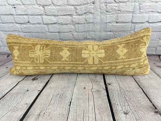 12 x 36 Lumbar Rug Pillow Road Serene Turkish Pillow Cushion Cover #6649