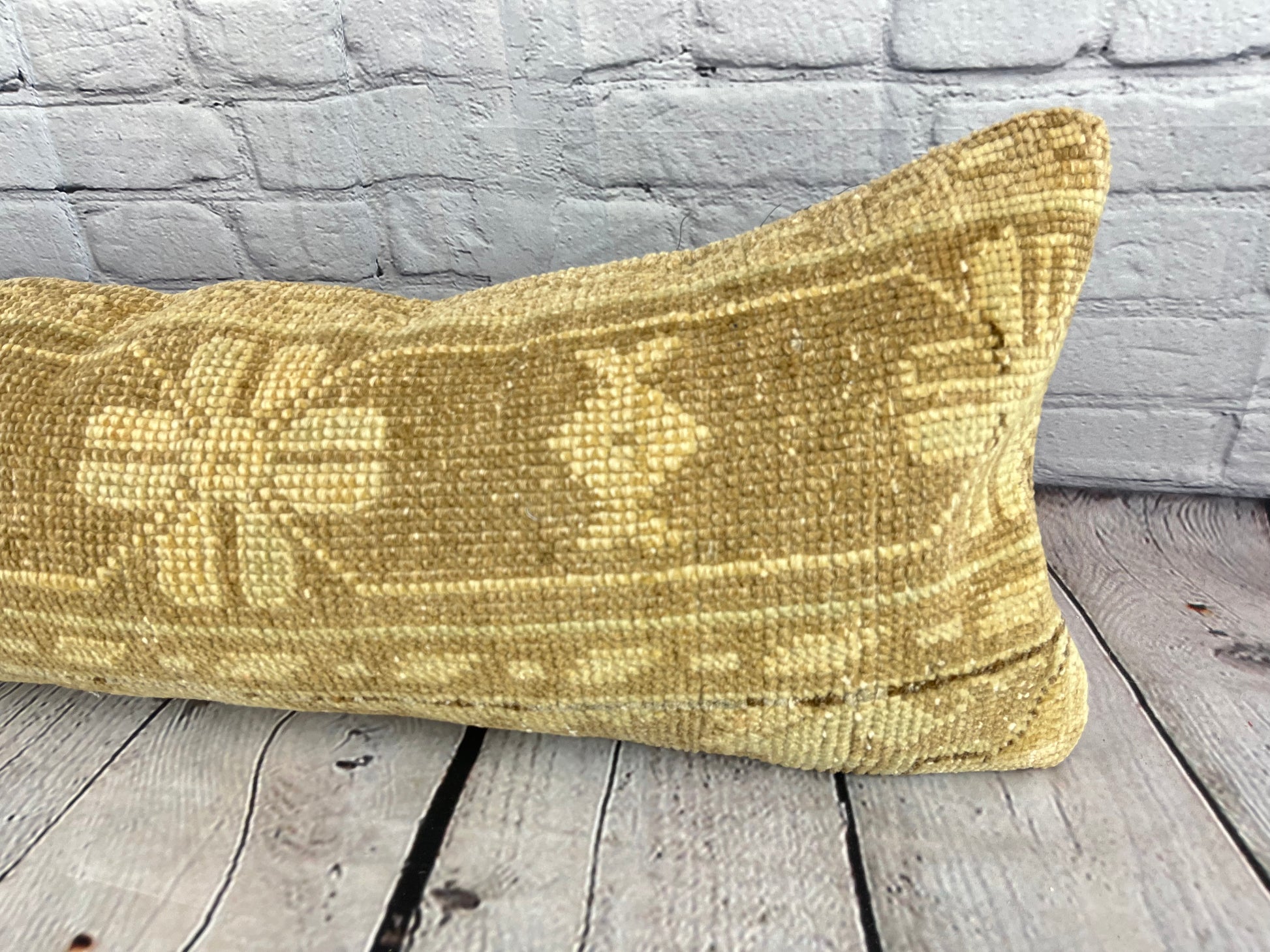 12 x 36 Lumbar Rug Pillow Road Serene Turkish Pillow Cushion Cover #6649