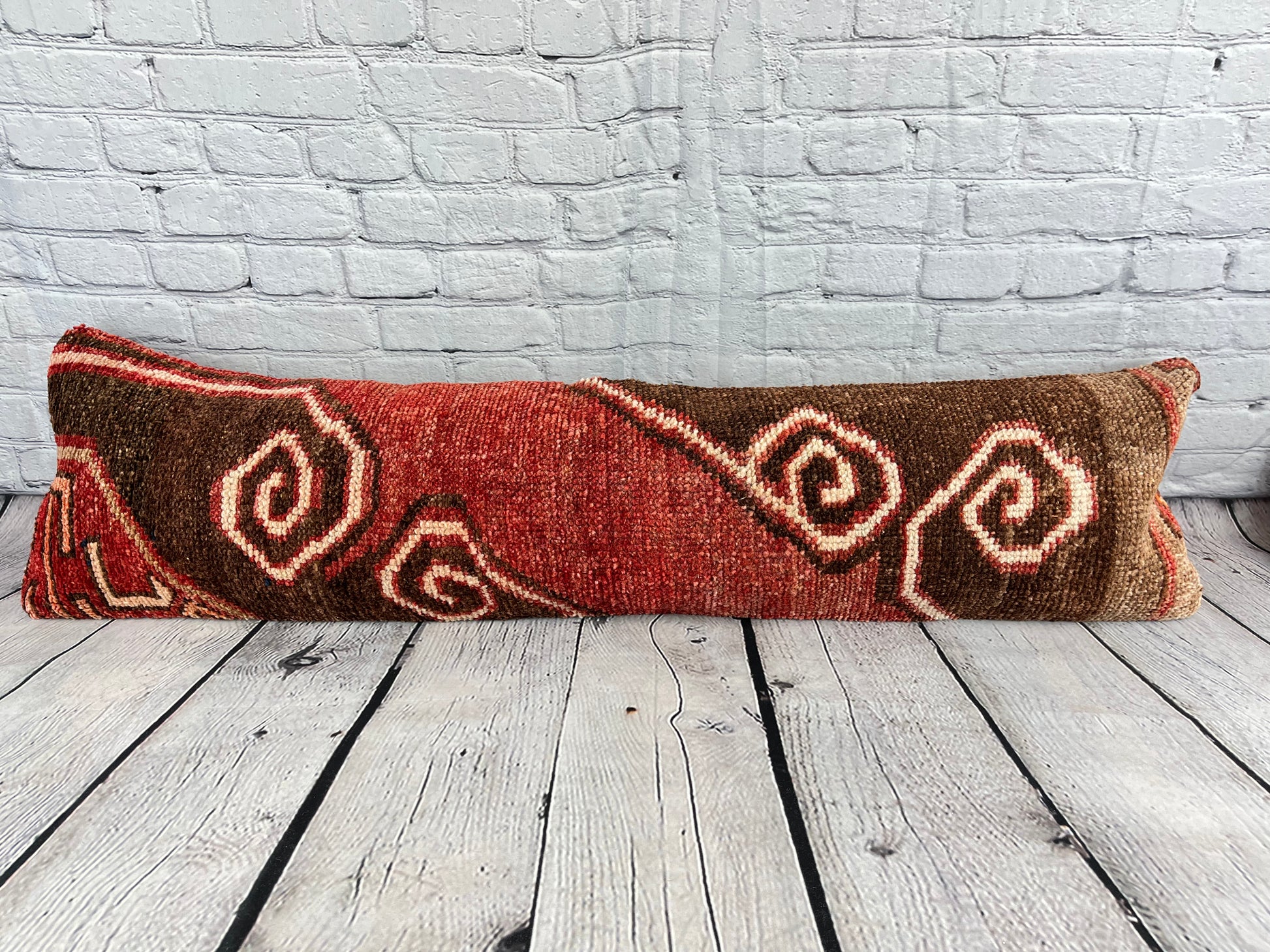 12 x 46 Lumbar Rug Pillow Grand Bazaar Turkish Pillow Cushion Cover #7788