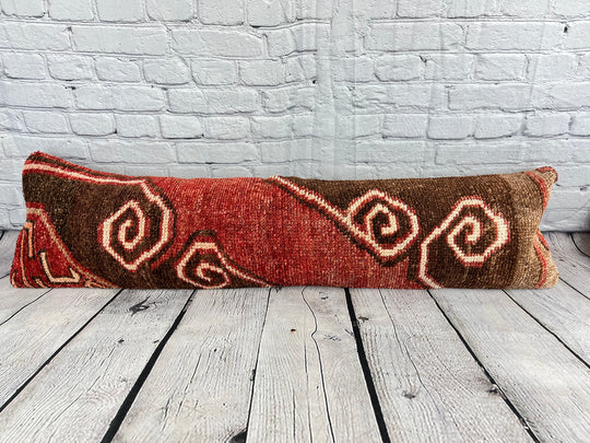 12 x 46 Lumbar Rug Pillow Grand Bazaar Turkish Pillow Cushion Cover #7788