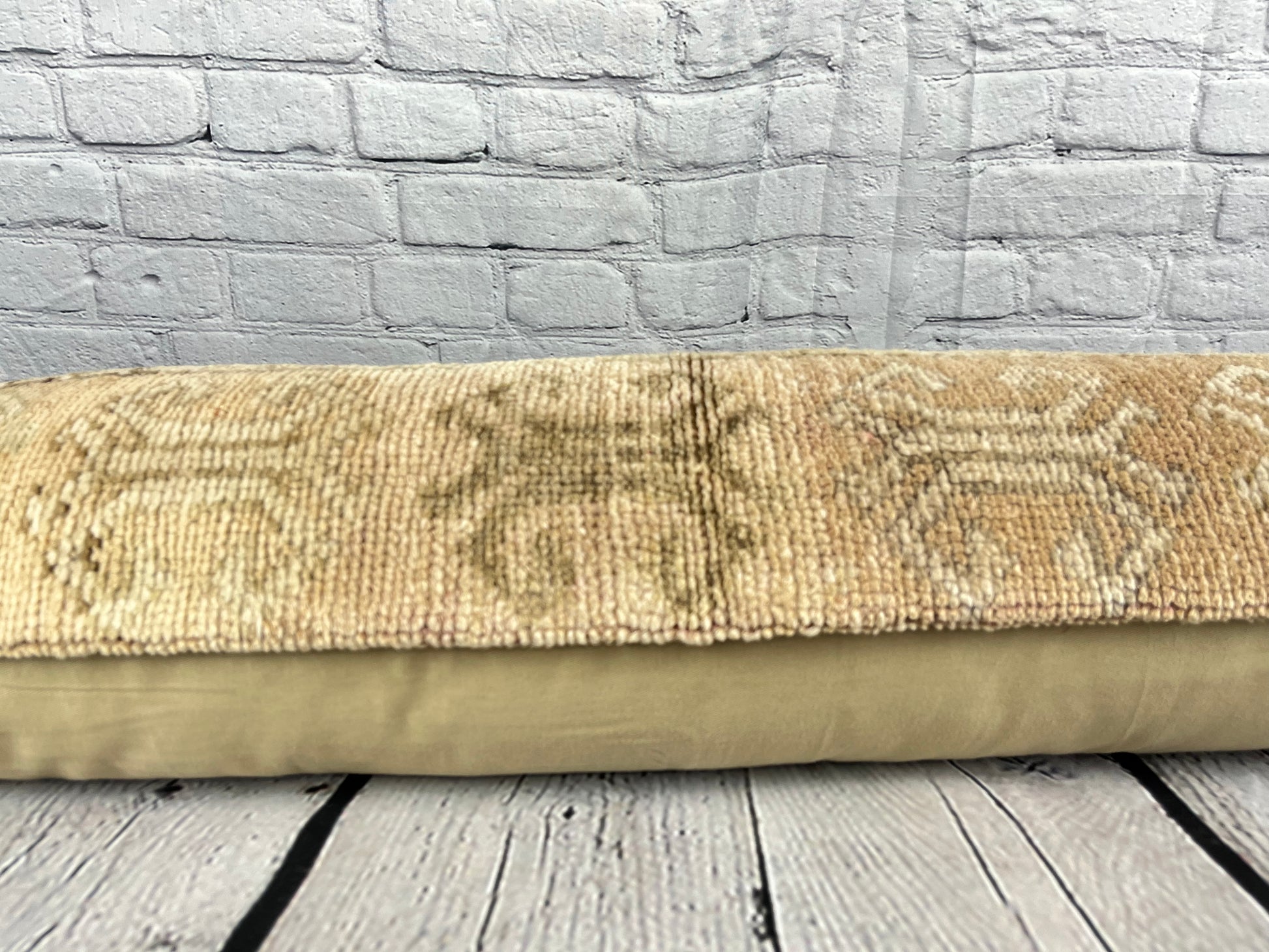 12 x 46 Lumbar Rug Pillow Anatolian Jewel Turkish Pillow Cushion Cover #7770