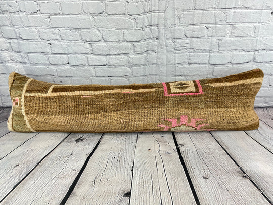 12 x 46 Lumbar Rug Pillow Elegance Nook Turkish Pillow Cushion Cover #7748