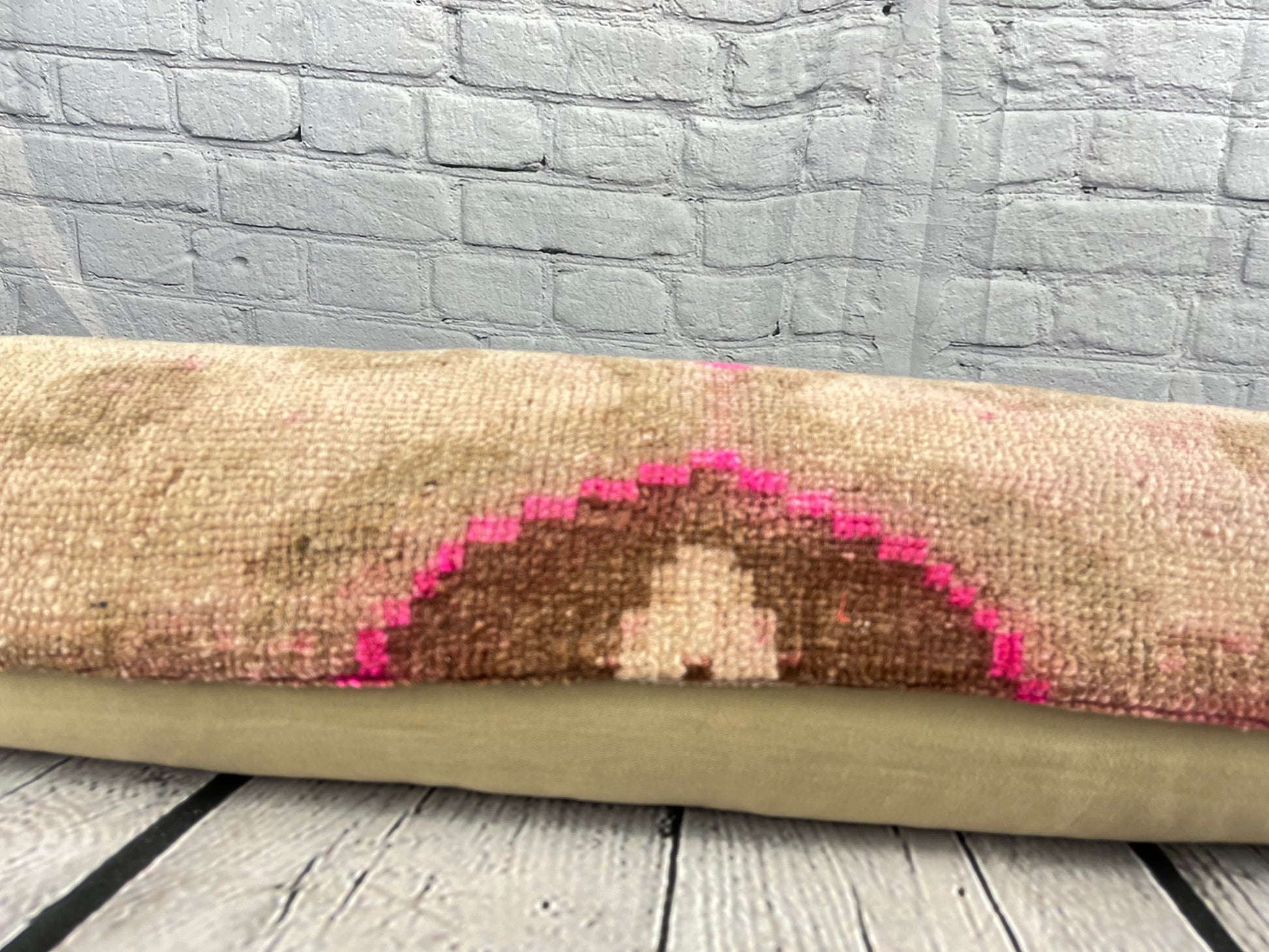 12 x 46 Lumbar Rug Pillow Serenity Haven Turkish Pillow Cushion Cover #7742