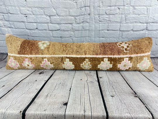 12 x 46 Lumbar Rug Pillow Zen Corner Turkish Pillow Cushion Cover #7525