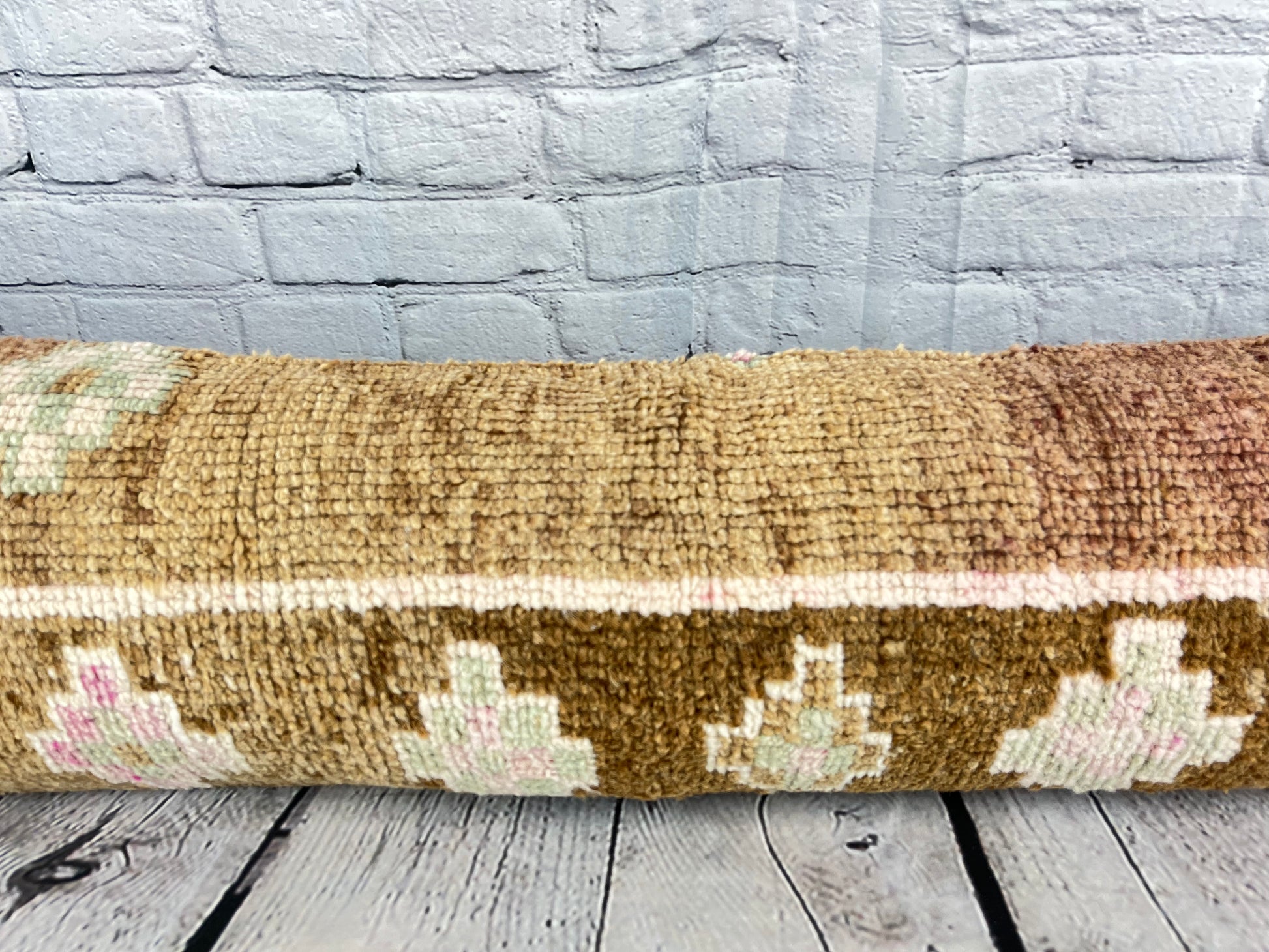 12 x 46 Lumbar Rug Pillow Zen Corner Turkish Pillow Cushion Cover #7525