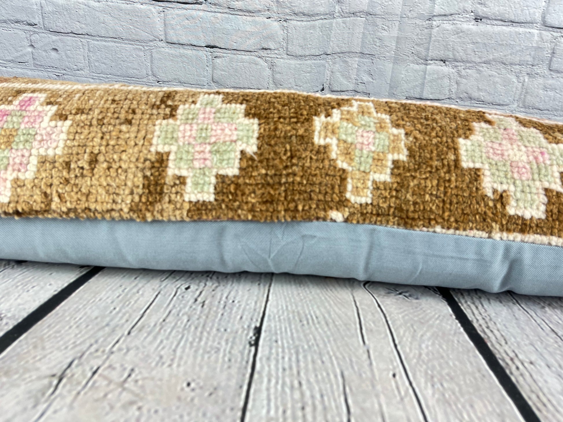 12 x 46 Lumbar Rug Pillow Zen Corner Turkish Pillow Cushion Cover #7525