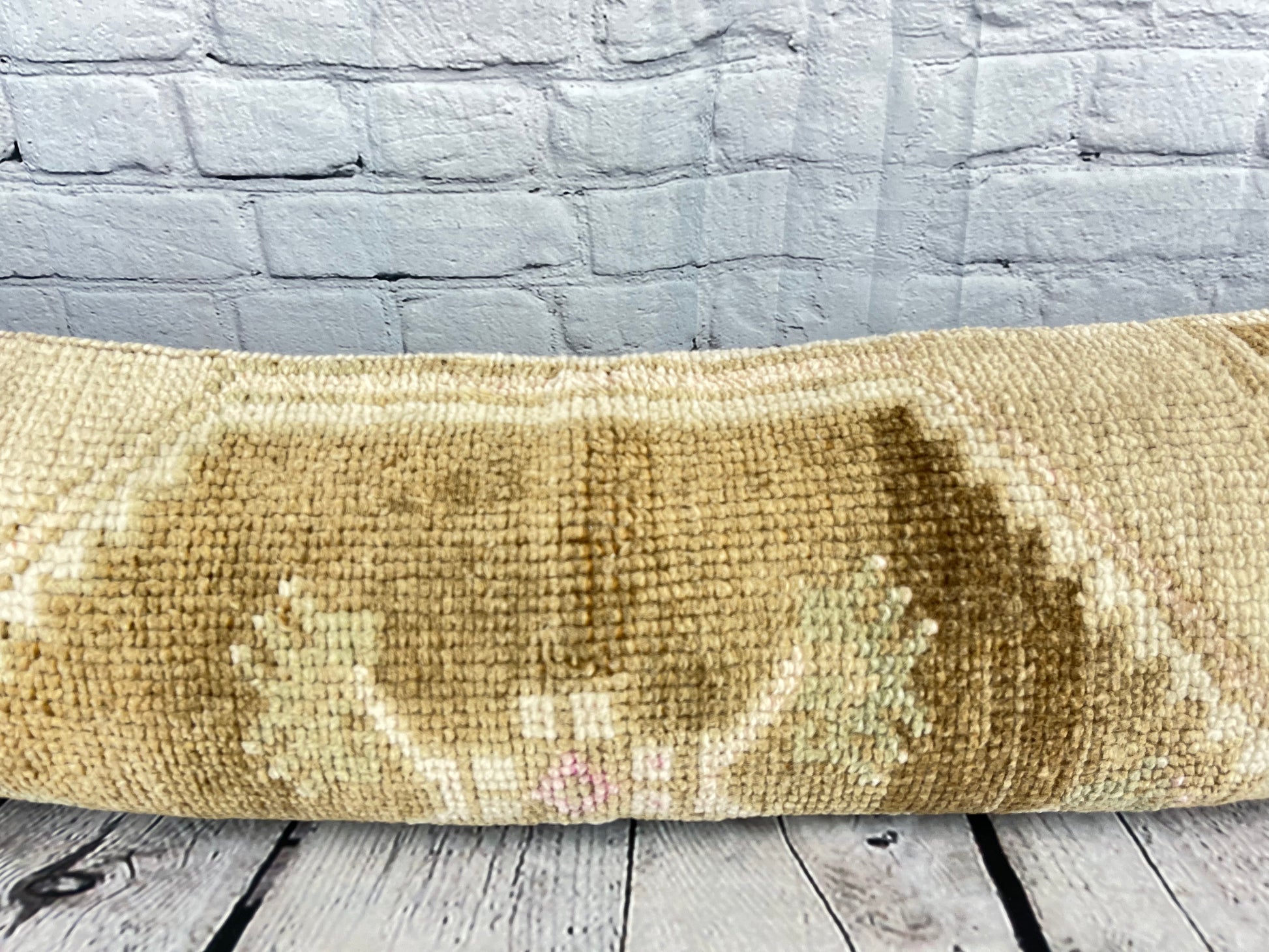 12 x 46 Lumbar Rug Pillow Cappadocian Zen Turkish Pillow Cushion Cover #7502