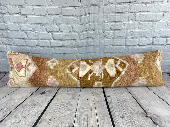 12 x 46 Lumbar Rug Pillow Rest Haven Turkish Pillow Cushion Cover #7526