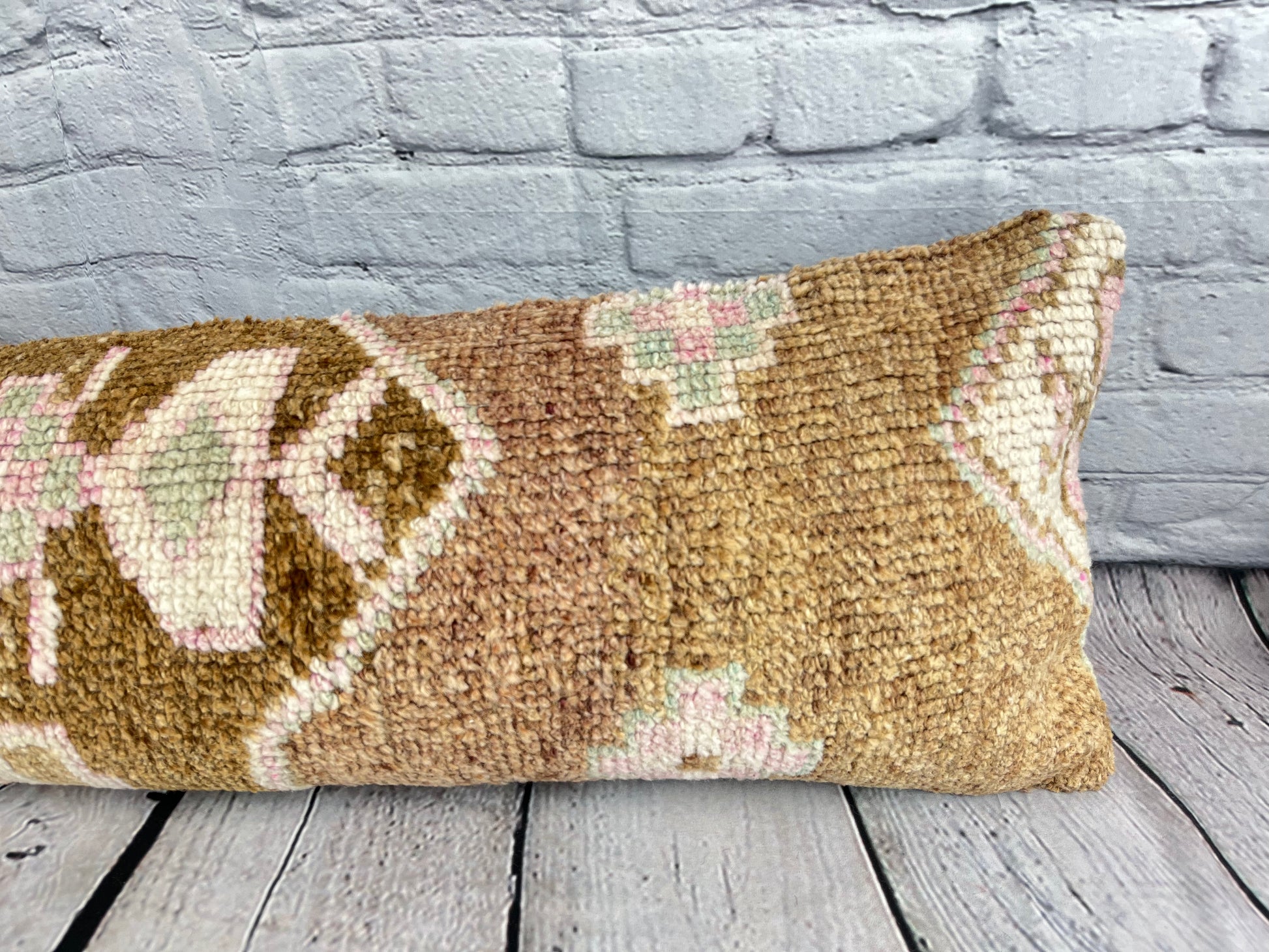 12 x 46 Lumbar Rug Pillow Rest Haven Turkish Pillow Cushion Cover #7526