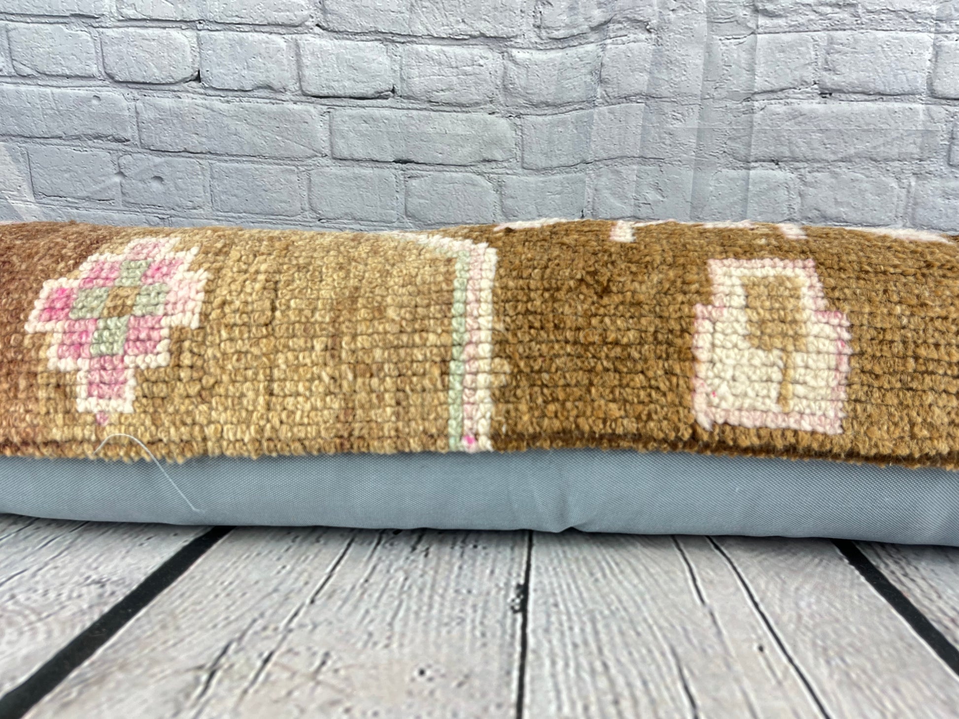 12 x 46 Lumbar Rug Pillow Rest Haven Turkish Pillow Cushion Cover #7526