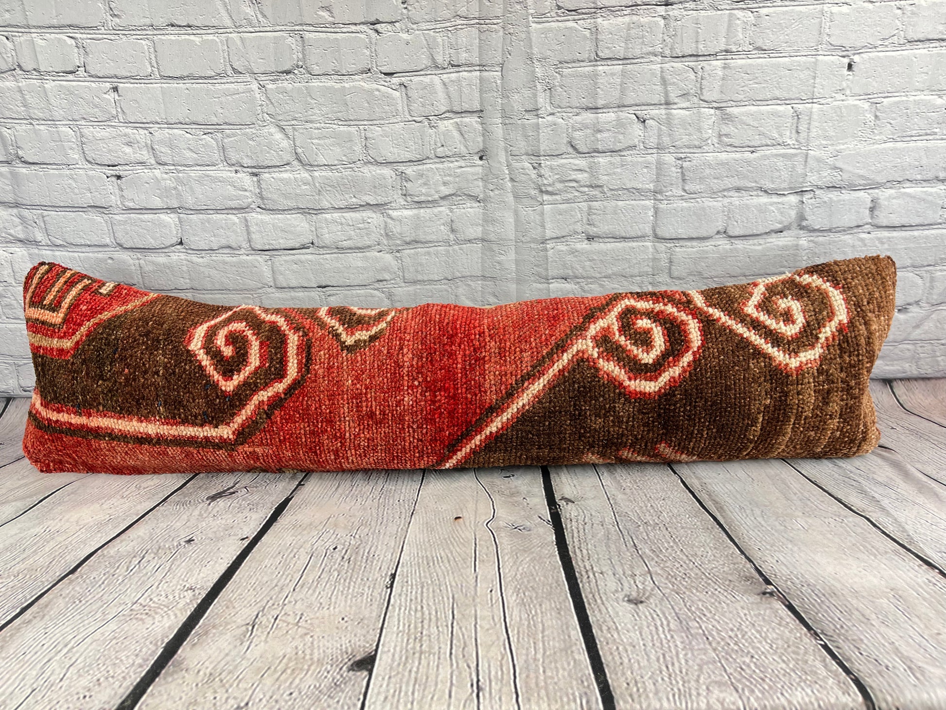 12 x 46 Lumbar Rug Pillow Cozy Corner Turkish Pillow Cushion Cover #7755