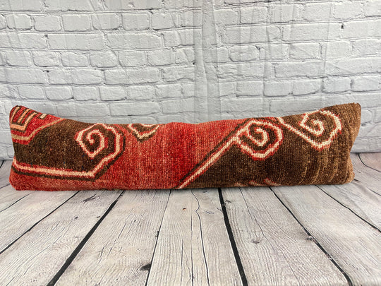 12 x 46 Lumbar Rug Pillow Cozy Corner Turkish Pillow Cushion Cover #7755