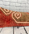 12 x 46 Lumbar Rug Pillow Aegean Cozy Turkish Pillow Cushion Cover #7757