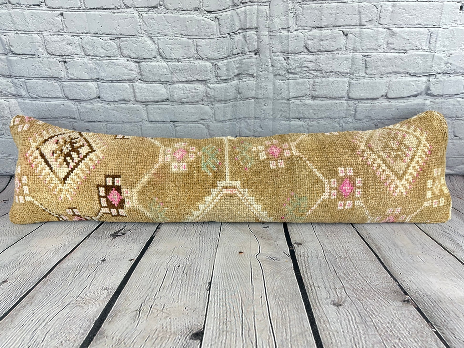 12 x 46 Lumbar Rug Pillow Istanbul Dream Turkish Pillow Cushion Cover #7516