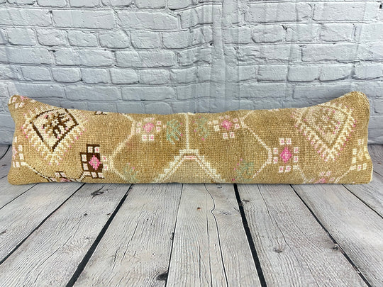 12 x 46 Lumbar Rug Pillow Istanbul Dream Turkish Pillow Cushion Cover #7516