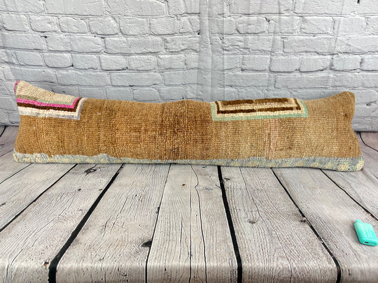 12 x 46 Lumbar Rug Pillow Sultan's Haven Turkish Pillow Cushion Cover #7523