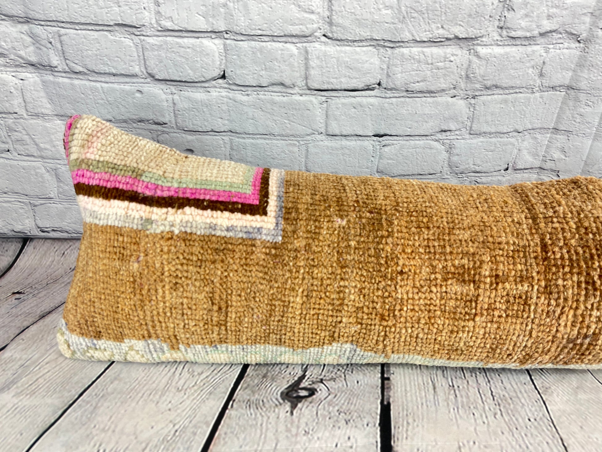 12 x 46 Lumbar Rug Pillow Sultan's Haven Turkish Pillow Cushion Cover #7523