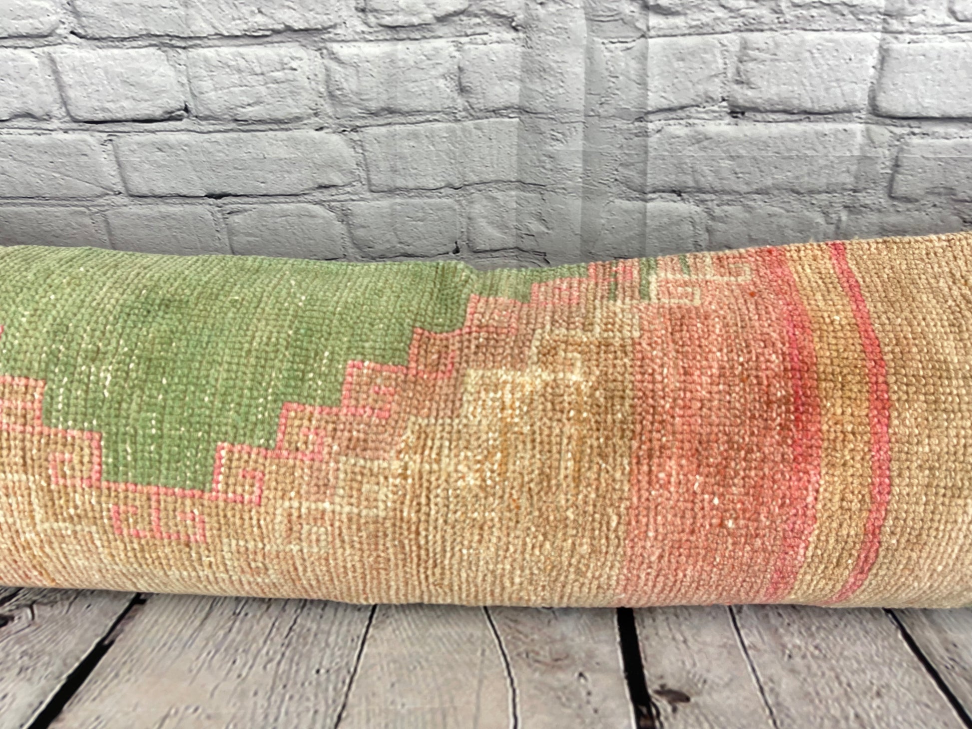 12 x 46 Lumbar Rug Pillow Anatolian Nook Turkish Pillow Cushion Cover #7758