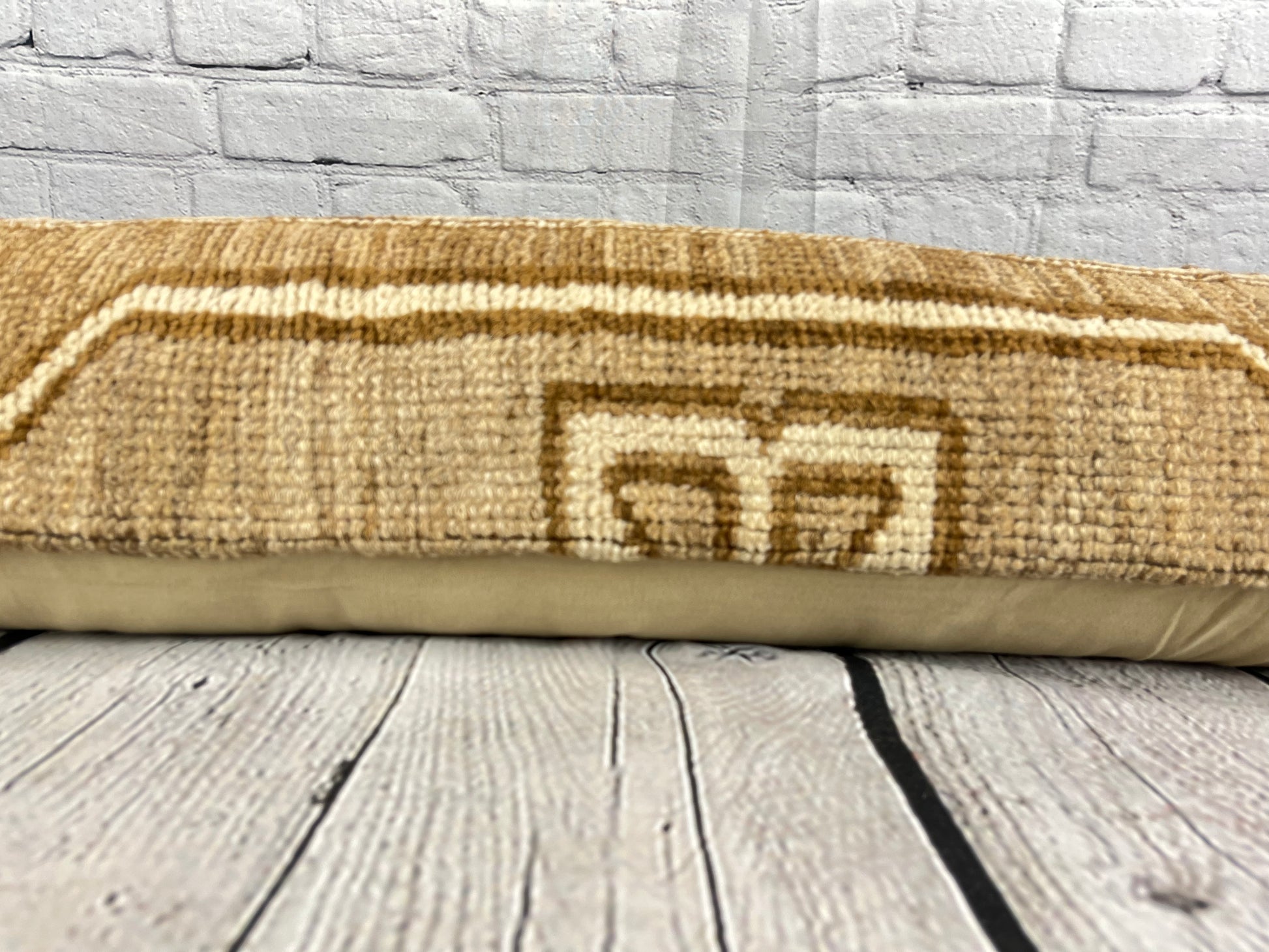12 x 46 Lumbar Rug Pillow Turkish Touches Turkish Pillow Cushion Cover #7765