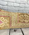 12 x 46 Lumbar Rug Pillow Turkish Tapestry Turkish Pillow Cushion Cover #7546