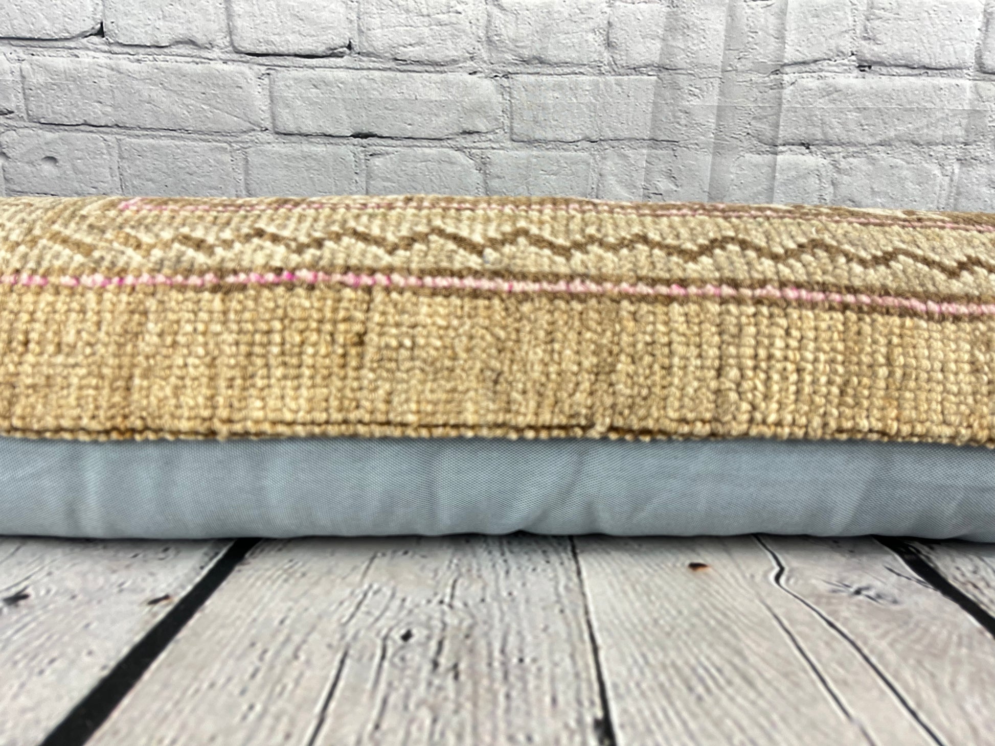 12 x 46 Lumbar Rug Pillow Turkish Tapestry Turkish Pillow Cushion Cover #7546