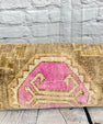 12 x 46 Lumbar Rug Pillow Nomadic Nommos Turkish Pillow Cushion Cover #7763